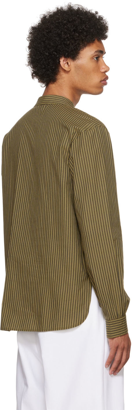 Connor McKnight Khaki Handloom Pyjama Shirt