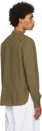 Connor McKnight Khaki Handloom Pyjama Shirt