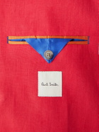 Paul Smith - Double-Breasted Linen Blazer - Red