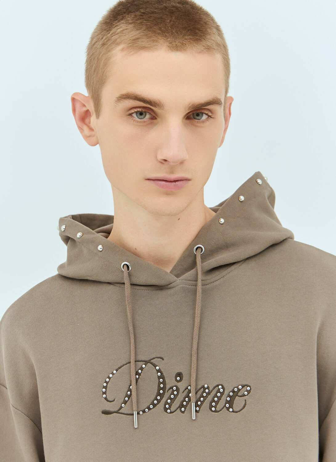 Dime Cursive French Hooded Sweatshirt