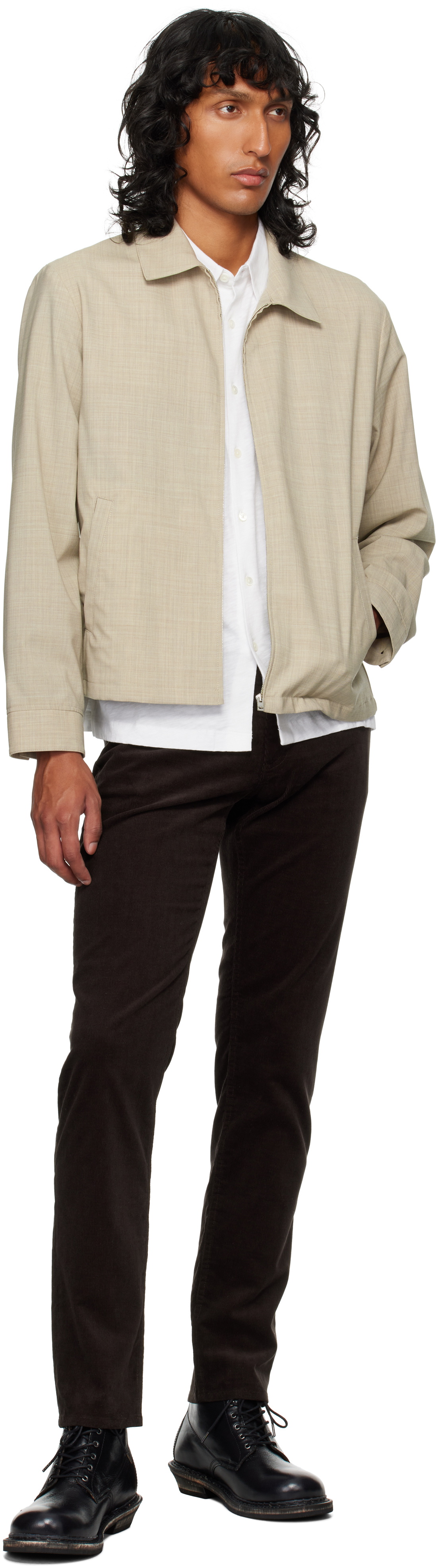 Theory Brown Raffi 5-Pocket Trousers