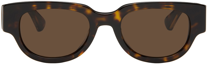 Photo: Bottega Veneta Brown Tri-Fold Sunglasses