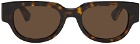 Bottega Veneta Brown Tri-Fold Sunglasses