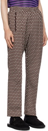 NEEDLES Brown Jacquard Track Pants