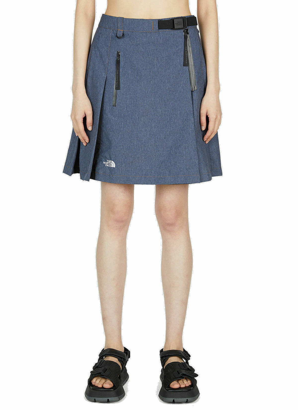 The North Face Black Series - Pleated Skirt in Dark Blue