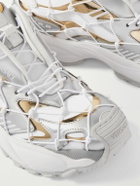 Versace - Mercury M_VS_03 Rope, Leather and Mesh Sneakers - White