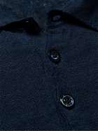Richard James - Slim-Fit Linen Polo Shirt - Blue