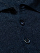 Richard James - Slim-Fit Linen Polo Shirt - Blue