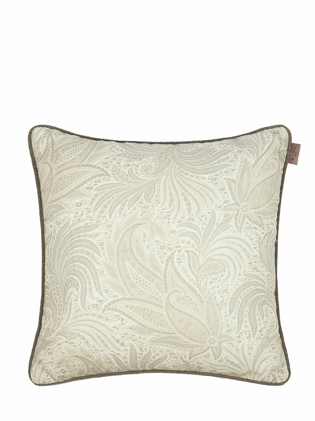 Photo: ETRO Calathea Embroidered Cushion