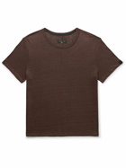Rag & Bone - Classic Mercerised Linen T-Shirt - Brown