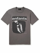 Enfants Riches Déprimés - Logo-Print Cotton-Jersey T-Shirt - Gray