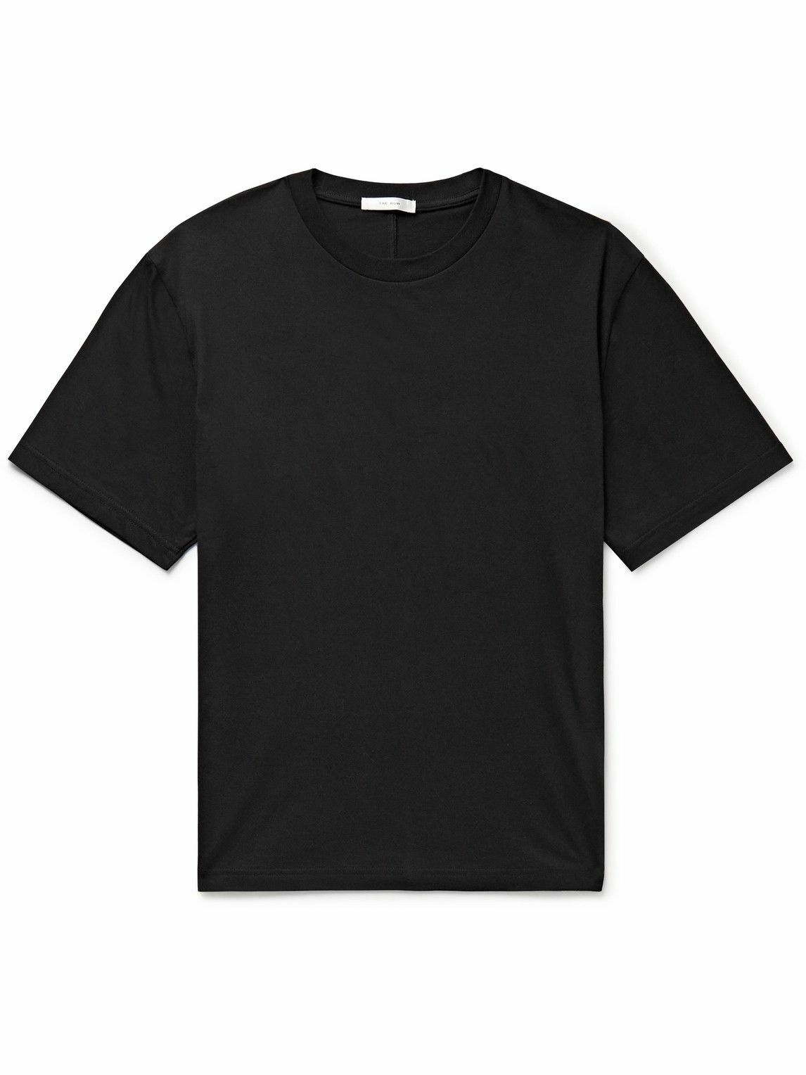 The Row - Errigal Cotton-Jersey T-Shirt - Black The Row