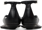 Loulou de Saison Black Zio Flip Flop Sandals