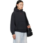 Balenciaga Black Faded Hoodie