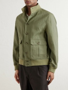 Valstar - Valstarino Linen Bomber Jacket - Green