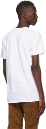 Naked & Famous Denim White Circular Knit T-Shirt