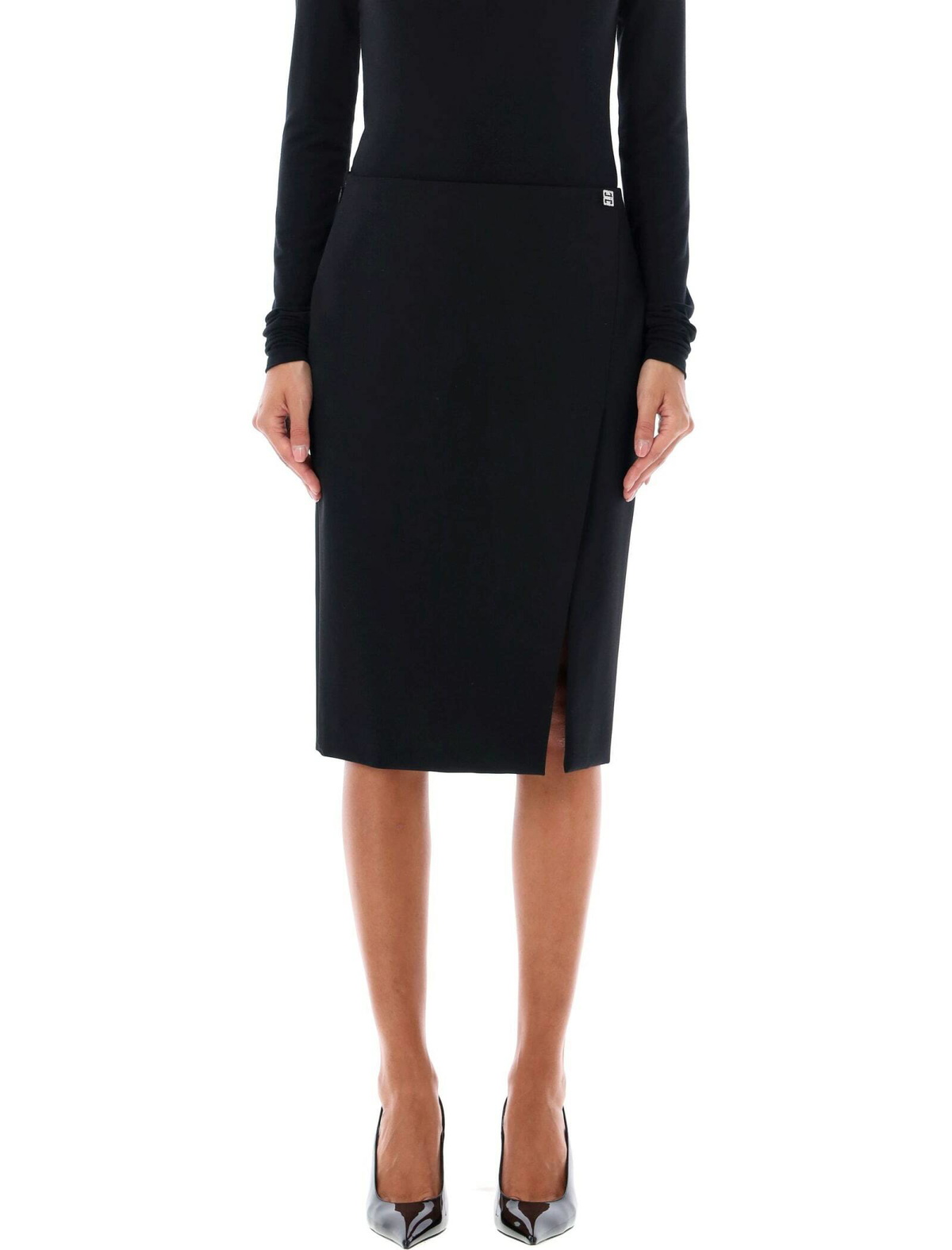 スカート GIVENCHY Woman Skirt Black BW40W915CT 001 Givenchy Skirt Black Womens Givenchy