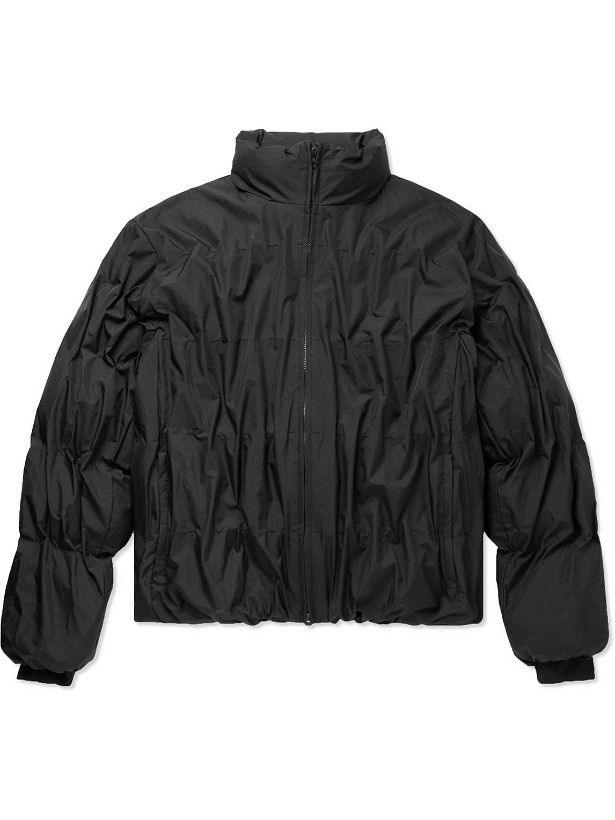 Photo: POST ARCHIVE FACTION - 4.0 Right Pleated Nylon-Ripstop Down Jacket - Black