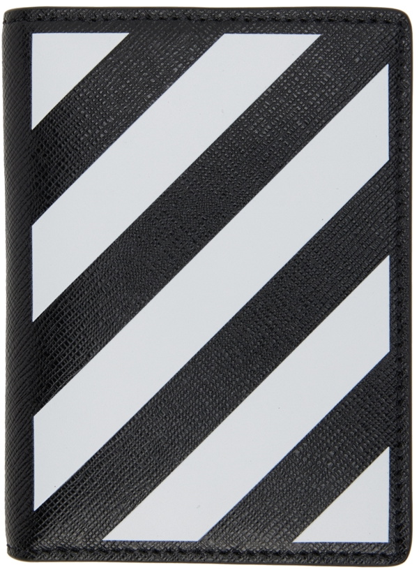 Photo: Off-White Black Diag Card Holder
