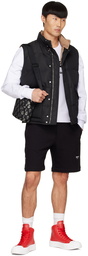 Alexander McQueen Black Cotton Shorts