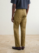 Drake's - Carpenter Straight-Leg Cotton Cargo Trousers - Brown