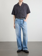 Neighborhood - Camp-Collar Cotton-Jacquard Shirt - Gray