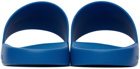 Burberry Blue Embossed Slides