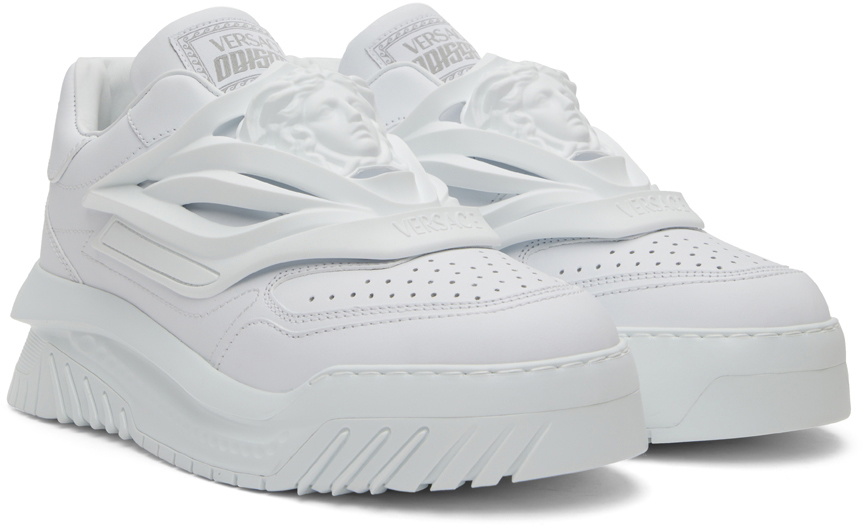 Versace White Odissea Sneakers Versace Versace White Odissea Sneakers Versace