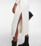 Barrie Embroidered cashmere sweater dress