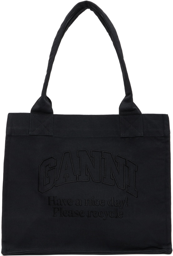 Photo: GANNI Gray Large Canvas Tote