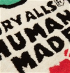 Human Made - Logo-Print Tufted Wool-Blend Rug - Multi