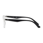 Ray-Ban Transparent and Black Rib Glasses