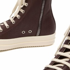 Rick Owens DRKSHDW Women's High Top Sneakers in Scab Wax/Milk