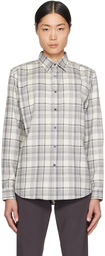 Theory Gray Irving Shirt