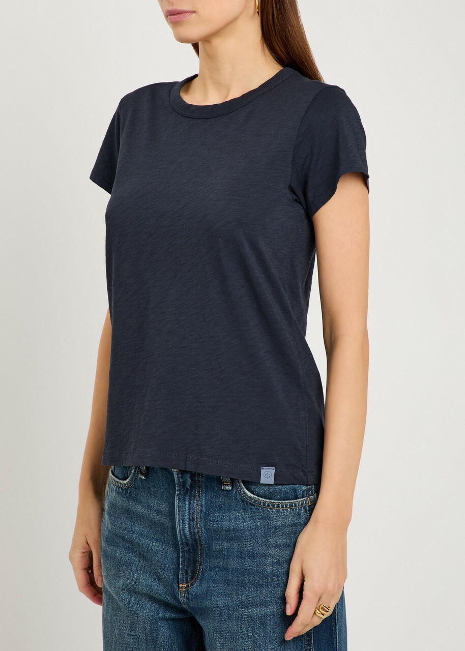 Rag & Bone The Slub Cotton T-shirt Navy