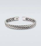 David Yurman Chevron sterling silver cuff bracelet
