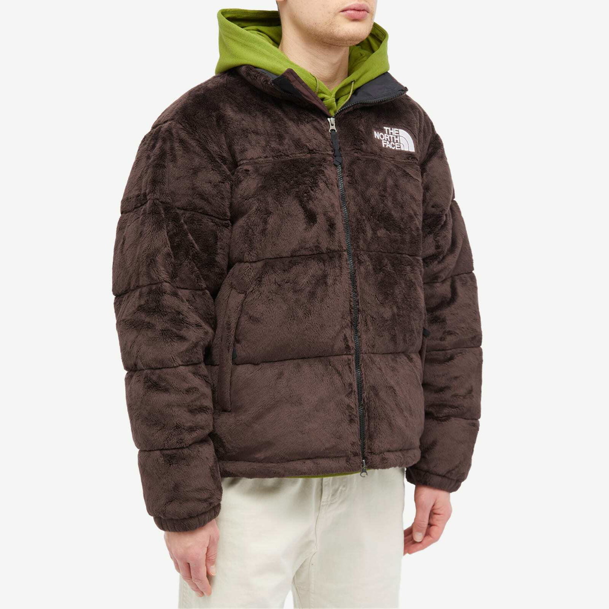 The North Face Men's Versa Velour Nuptse Jacket in Coal