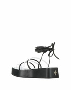 Nodaleto Womens Thong sandal in Black
