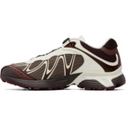 Salomon Brown & Off-White XT-Whisper Sneakers