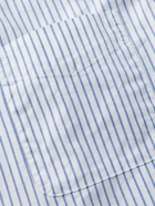 Save Khaki United - Striped Camp-Collar Cotton Oxford Shirt - Blue