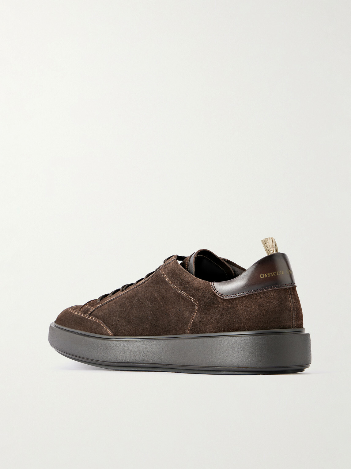 Officine Creative - Sequel 001 Lace-Up Suede Sneakers - Brown