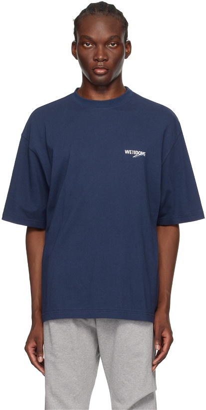 Photo: We11done Navy Wave T-Shirt