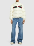 GUCCI - Padded Nylon Down Jacket W/web