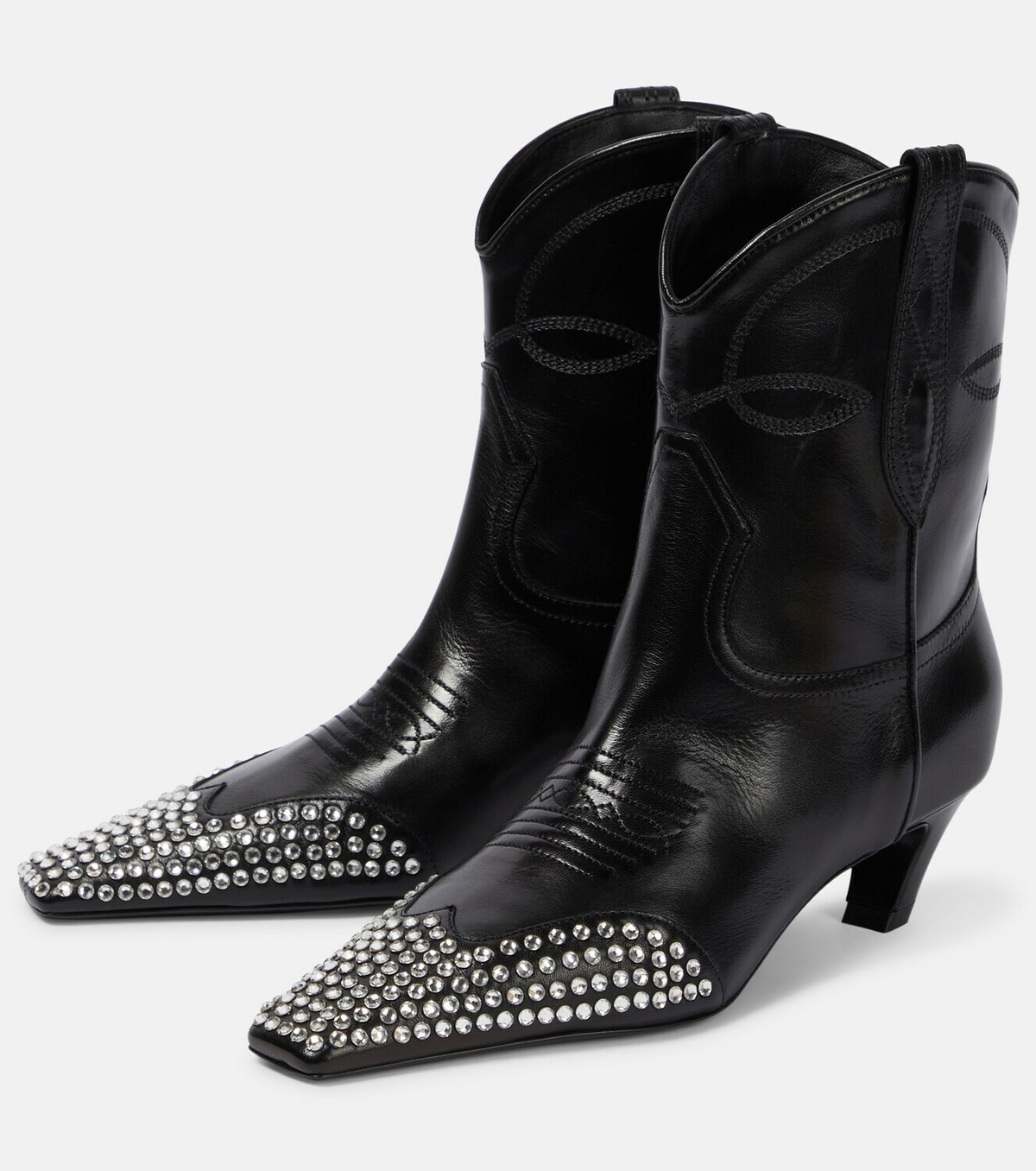 【関税込み】KHAITE 'Ona' ankle boots KHAITE Ona leather ankle boots | NET-A-PORTER