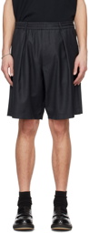 Lownn Gray Pleated Shorts