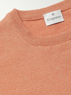 Kingsman - Cashmere and Linen-Blend Sweater - Orange