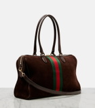 Gucci Gucci Borsetto Large suede duffel bag