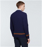 Gucci - Cable knit crewneck sweater