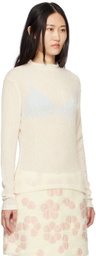 MINJUKIM Yellow Bari Flower Long Sleeve T-Shirt