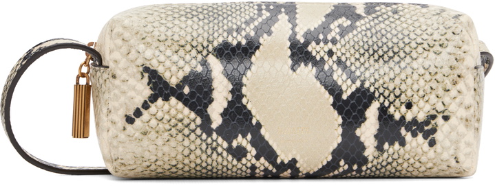 Photo: KHAITE Off-White & Black Mini Kye Crossbody Bag